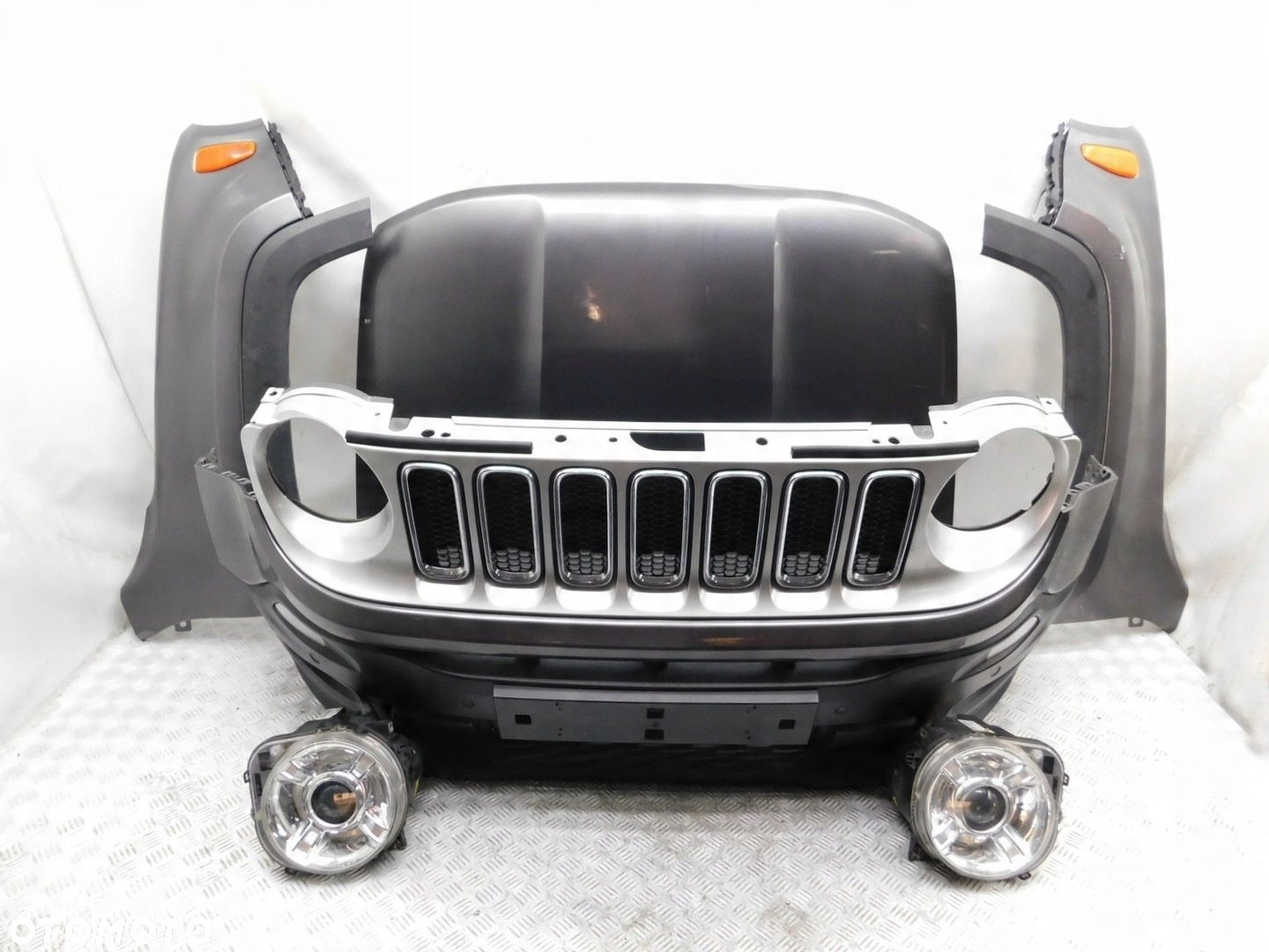 MASKA ZDERZAK PRZÓD PAS PRZEDNI 2x BŁOTNIK LAMPA - JEEP RENEGADE 14-18 - 1