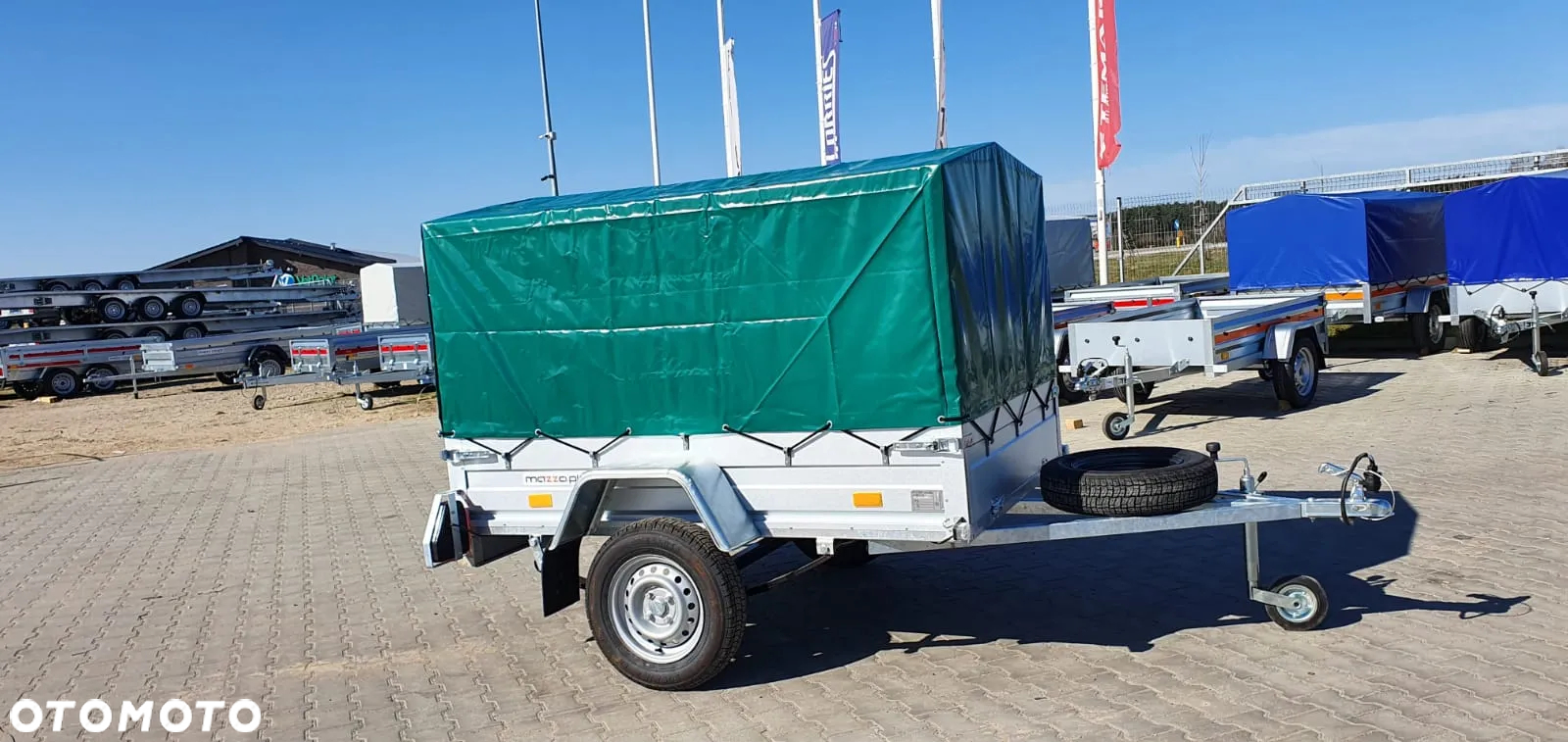 Rydwan Dostawa przyczepka 245x125x130 DMC750kg, stelaż i plandeka RESOR! SOLIDNA I MOCNA - 10