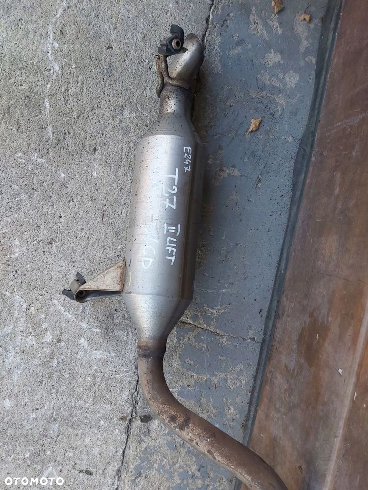 Toyota Avensis T27 Lift T29 1,6 d4d tłumik końcowy rura wydech - 3