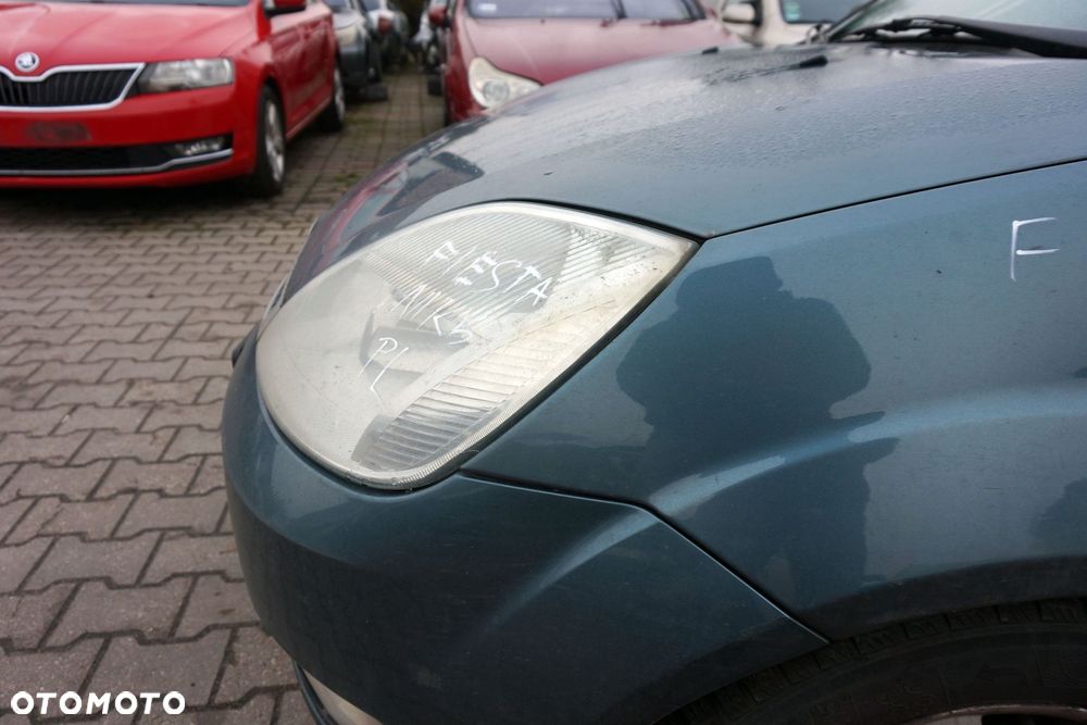 MASKA ZDERZAK BŁOTNIKI LAMPY FIESTA V MK5 U2  FORD 2002-2008 NEPTUNE GREEN PRZÓD KOMPLETNY - 20