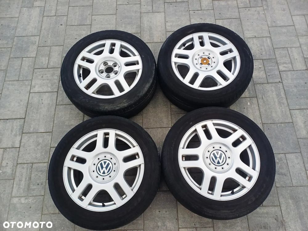 FELGI Z OPONAMI KOŁA ALUMINIOWE VW GOLF IV R16 5X100 ET42 57.1 mm OPONY TOYO PROXES CF2 205/55 R16 LATO NR27 - 1