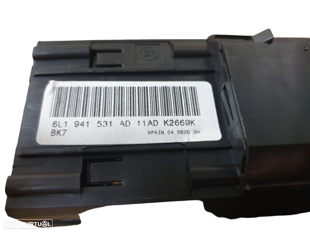 COMANDO LUZES SEAT IBIZA III 2009 -6L1941531AD - 2