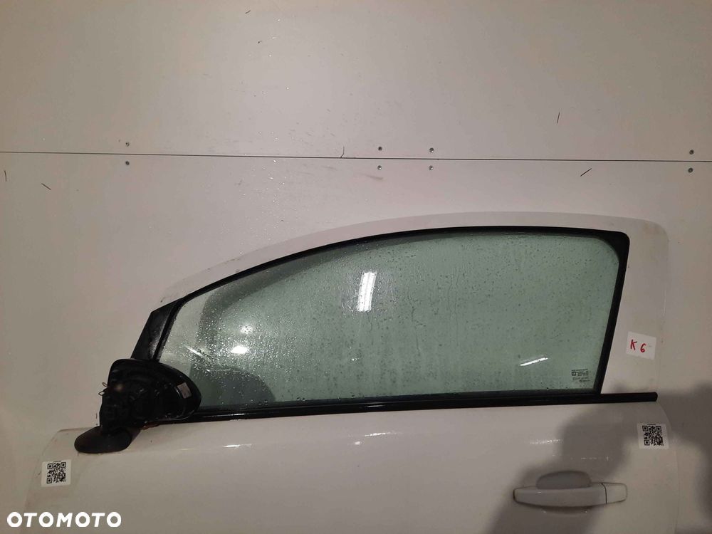 } DRZWI PRZÓD PRZEDNIE LEWE OPEL CORSA D 3D 3 DRZWI HB Y474 Z40R BIAŁE - 6