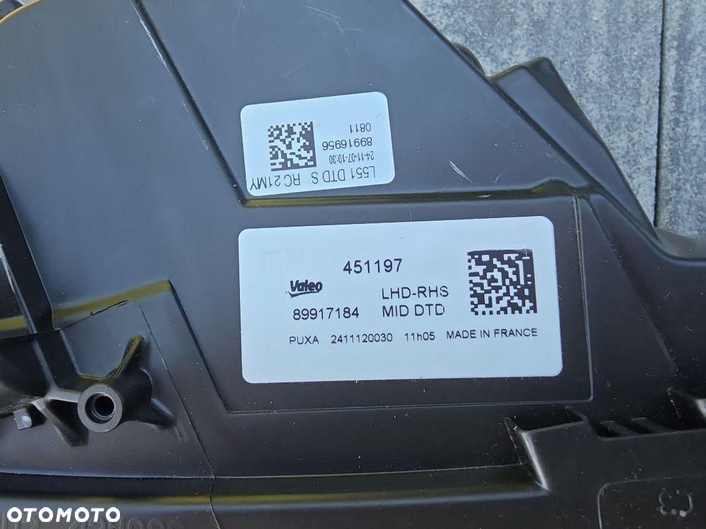 RANGE ROVER EVOQUE 2 II L551 Lampa prawa Kompletna Full Led MID 89917184 - 10