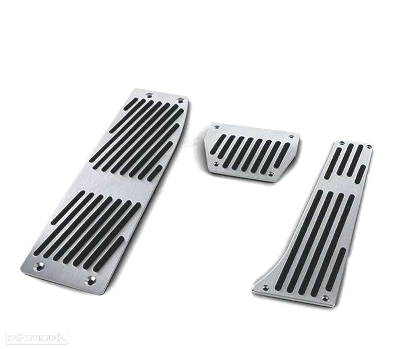 KIT CONJUNTO PEDAIS PARA BMW SERIE 3 E30 E36 E46 E90 E91 E92 E93 AUTOMATICO LOOK M - 1