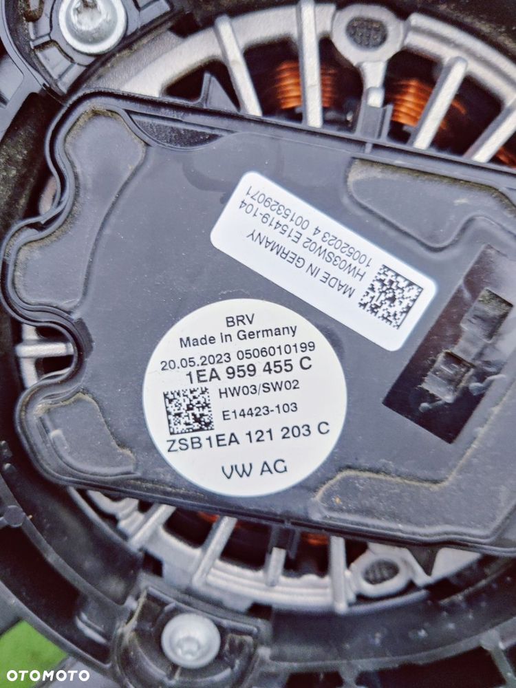 1EA959455C 1EA121205A WENTYLATOR CHŁODNICY VW ID4 ENYAQ AUDI Q4 E-TRON - 2