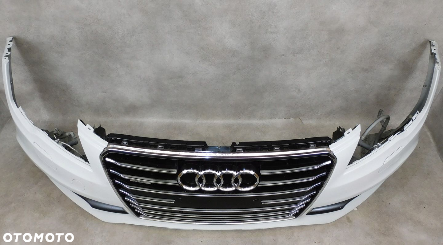 AUDI A7 C7 4G8 S LINE ZDERZAK PRZÓD PRZEDNI KOMPLETNY PRZED LIFT - 3