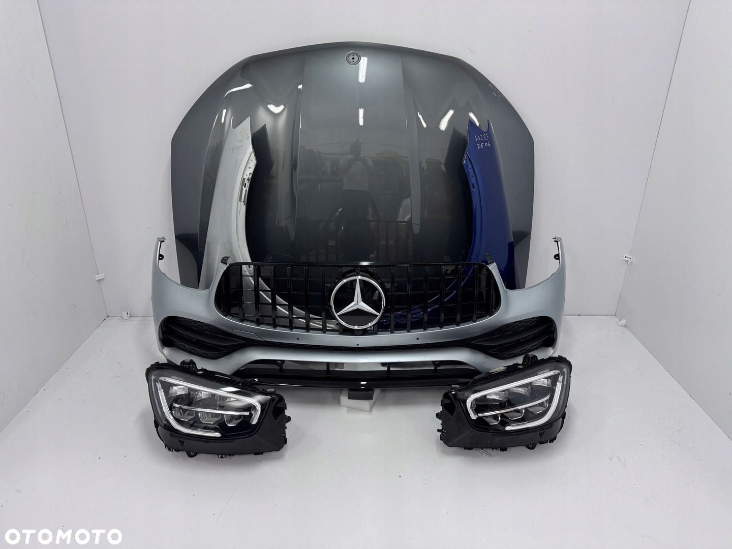 PRZÓD MERCEDES GLC X253 W253 AMG LIFT MASKA BŁOTNIKI ZDERZAK PIANO LAMPY - 1
