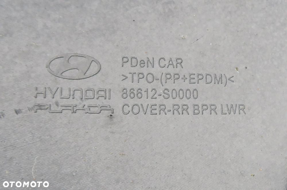 HYUNDAI i30 N III 2017 - spoiler zderzak tył dyfuzor N-Line ORYGINAŁ OE - 8