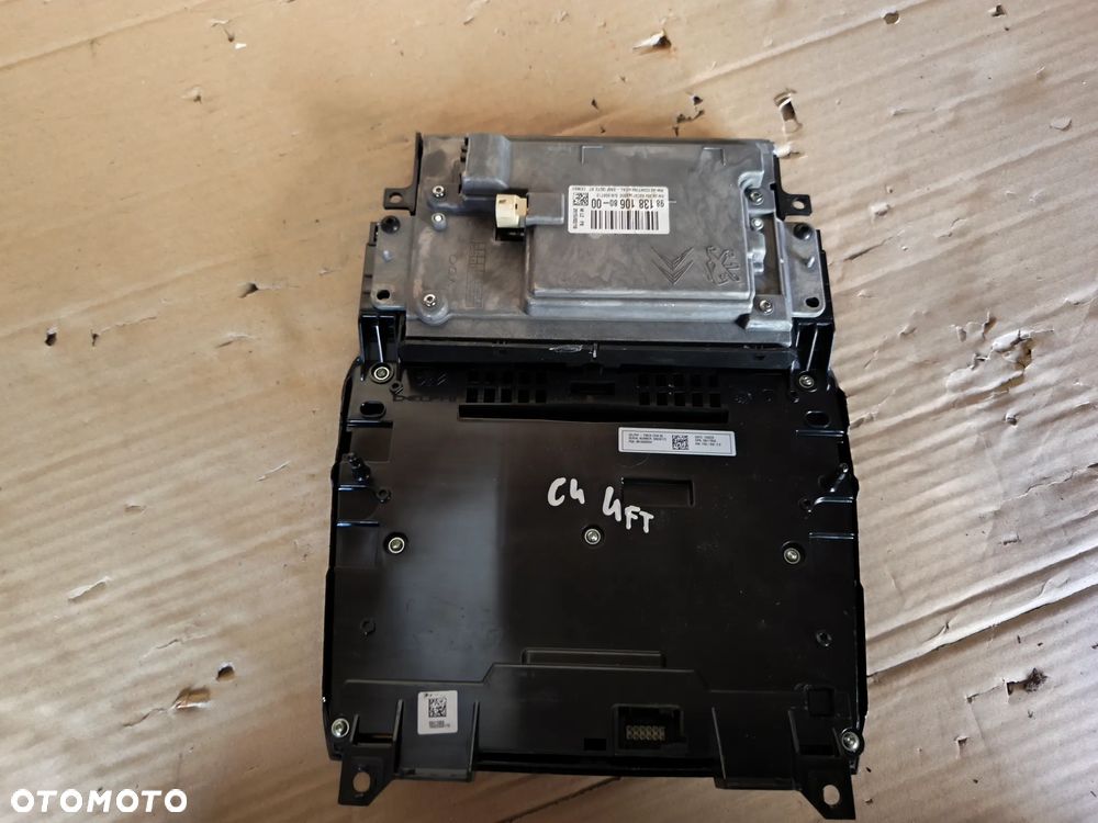 WYŚWIETLACZ RADIA NAWIGACJI 9813810680  CITROEN C4 II B7 LIFT - 4