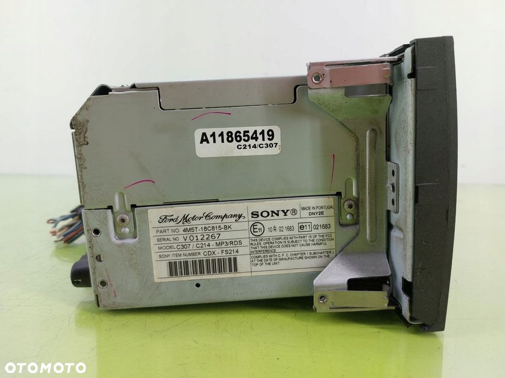 Radio Ford Focus Mk2 2004-2011 4M5T18C815BK ORYGINAŁ - 9