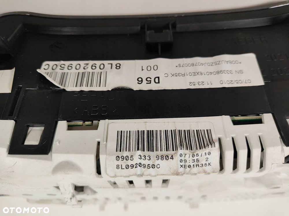 AUDI A3 BENZYNA LICZNIK ZEGARY PRĘDKOŚCIOMIERZ 8L0920950C - 4