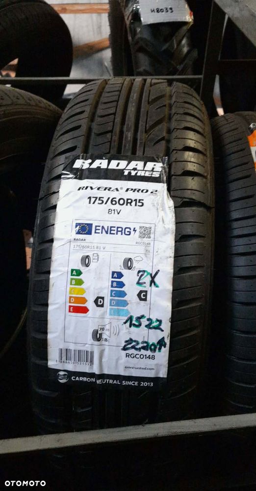 NOWA Opona Radar RIVERA PRO2 175/60 R15 81V - 1