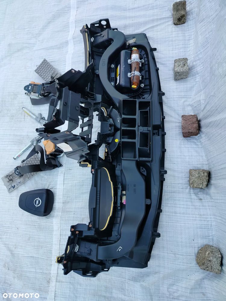 OPEL INSIGNIA A DESKA KONSOLA KOKPIT PODUSZKI AIRBAG PASY KOMPLET ORYGINAŁ - 5