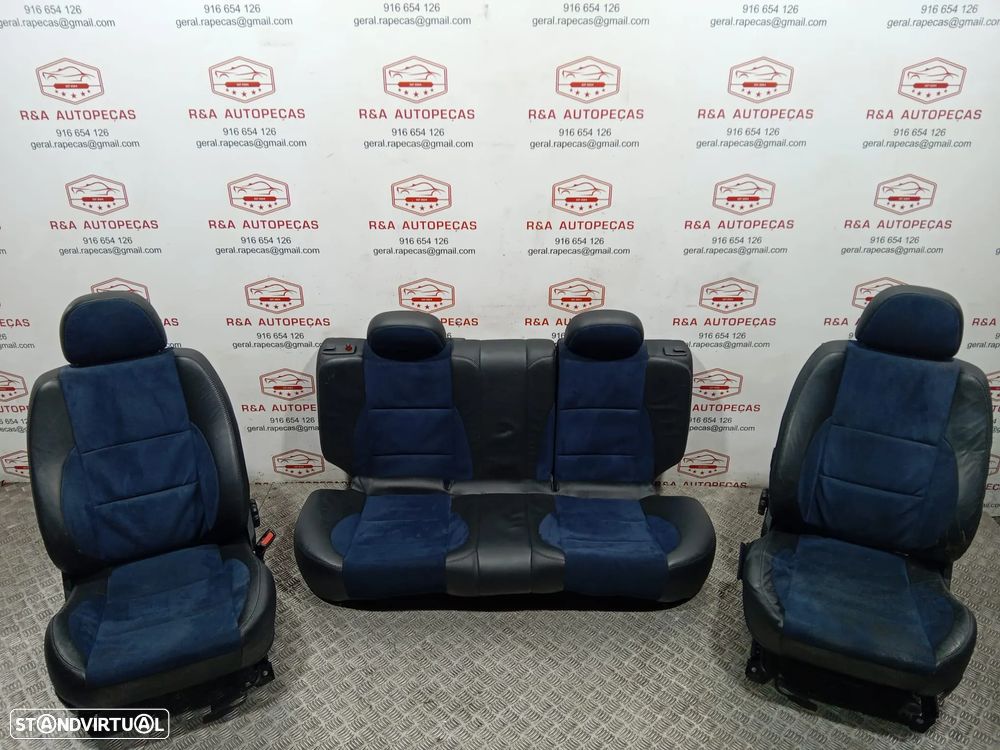 Conjunto de Bancos Rover 25 em Pele e Alcântara  Original - 1