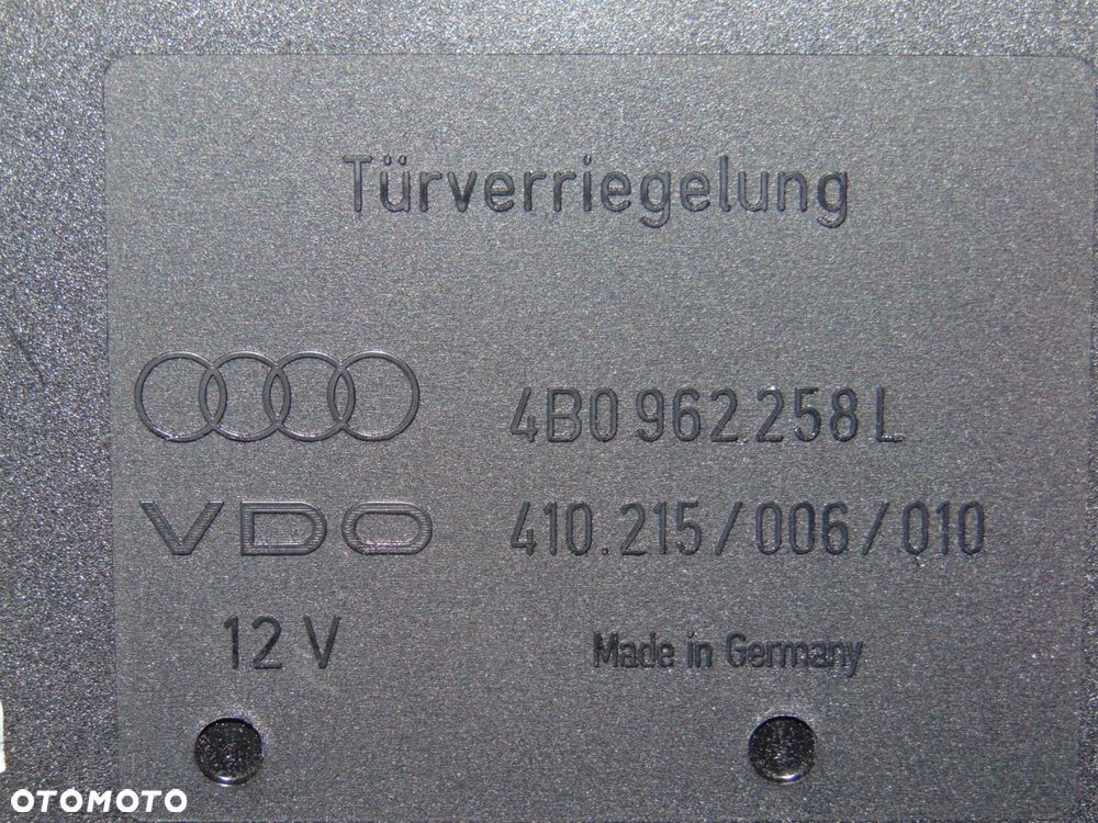 Moduł sterownik komfortu 4B0962258L Audi A6 C5 97-05r - 2