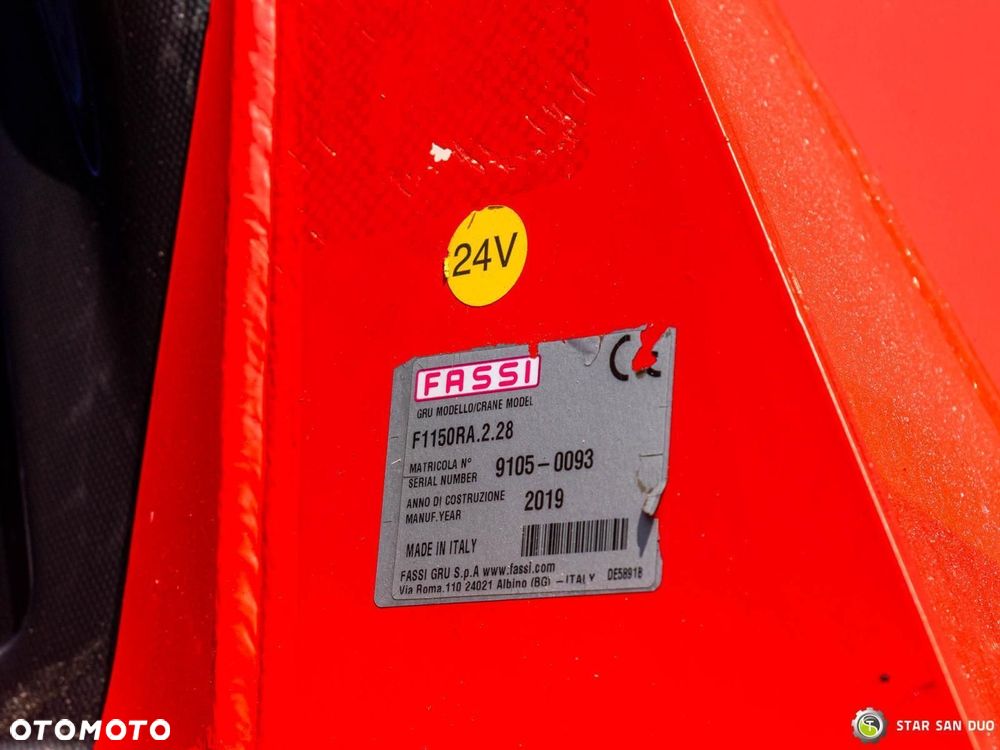 Volvo FH500 8x4 FASSI F1150RA.2.28 HDS Żuraw Fly Jib Kosz - 22
