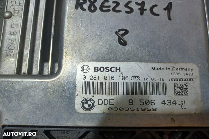 Calculator motor ECU 0281016106 0281016106 BMW Seria 1 E87 [2004 - 20 - 2
