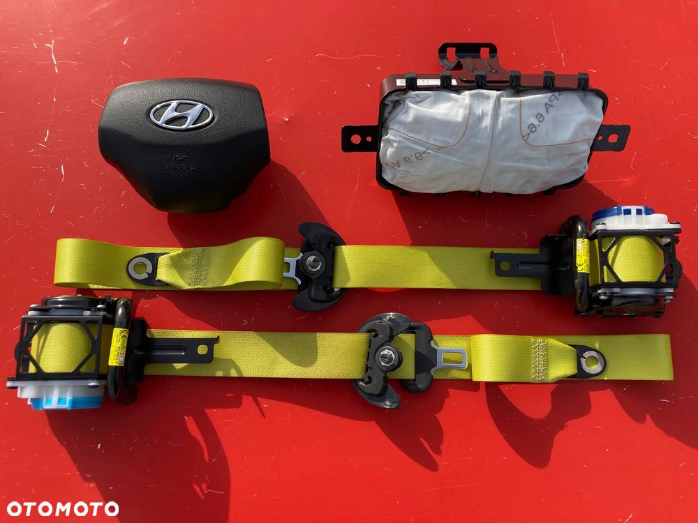 HYUNDAI KONA DESKA KONSOLA KOKPIT PULPIT PÓŁKA PARAPET PODUSZKI POWIETRZNE KIEROWCY PASAŻERA AIR BAG SRS AIRBAG PASY PAS wymiana od reki na MAGAZYNIE Raz2 - 12