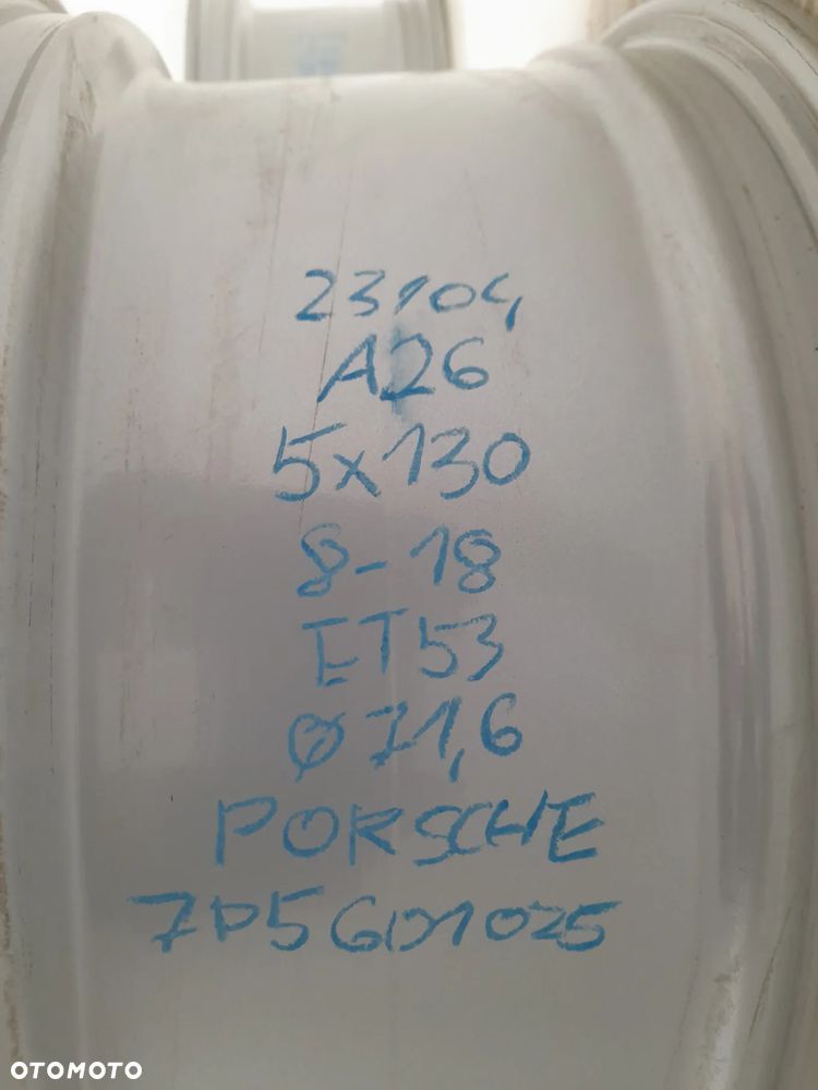 Felga aluminiowa Porsche OE 7P5601025 8.0" x 18" 5x130 ET53 - 4