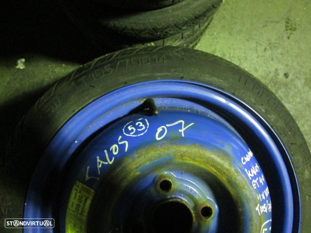 Roda Suplente RODS53 CHEVROLET KALOS 56 MM 4X100 T105/70/14 ET49 CHEVROLET AVEO 56 Mm 4X108 1057014 Et49 - 2