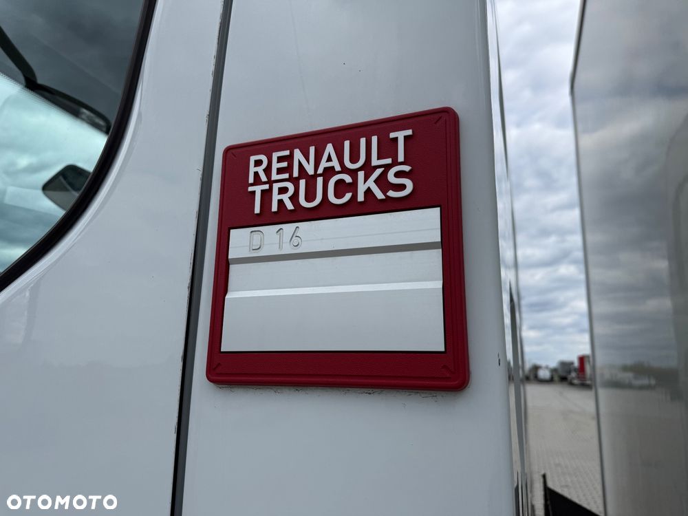 Renault D16 / 240 KM / DMC 16 TON / KONTENER + DUŻA WINDA 2000 KG / TYŁ PODUSZKA / TYLKO 176.000KM / DO ZABUDOWY / SPROWADZONY / STAN BDB / / / - 10