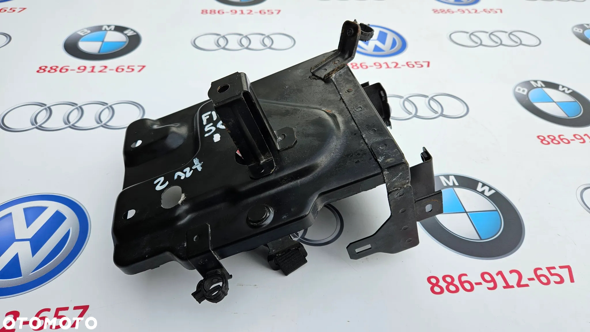 Fiat 500 Obudowa akumulatora Podstawa pod akumulator KOMPLETNA - 4