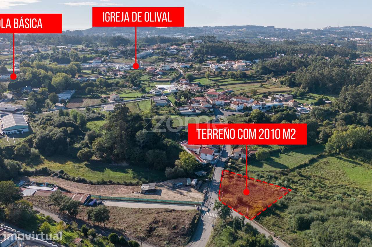 Terreno de gaveto com 2.010 m² em Olival, V.N. Gaia - Grande imagem: 4/18