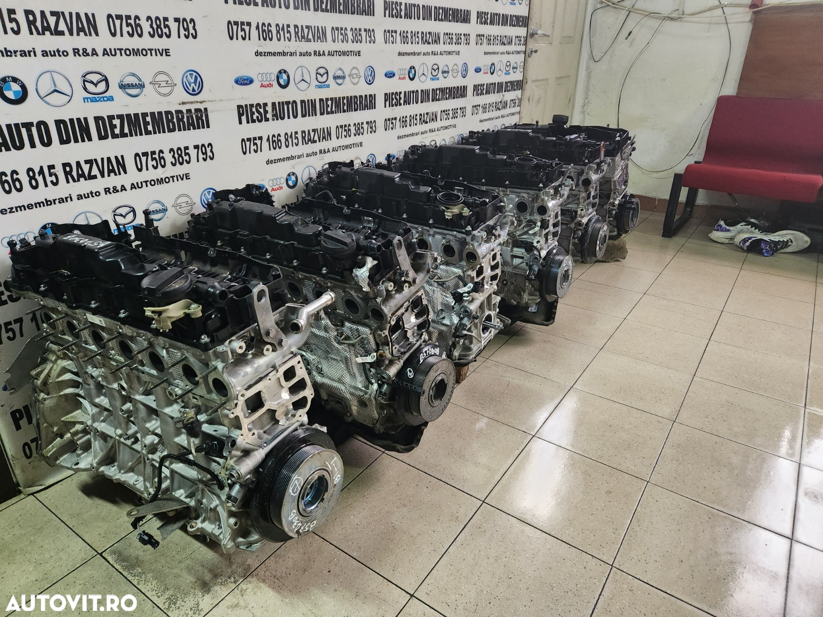 Motor Bmw 4.0 D 3.0 D B57D30B Twin Power Turbo Bi-Turbo Nou Sub 1.000 Km Euro 6 X Drive Si S Drive - 6