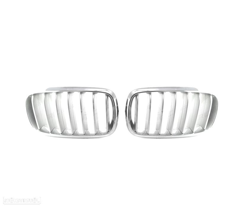 GRELHAS FRONTAIS BMW X5 F15 13- CROMADO - 1