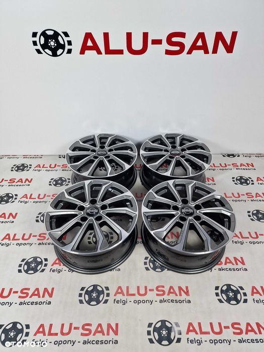 NOWE ALUFELGI NISSAN 16" 5x114,3 Qashqai X-Trail Primera Grafit Poler - 3