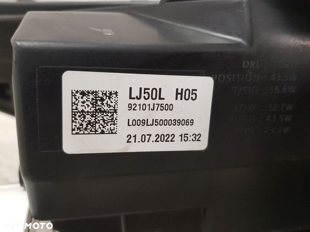 KIA CEED 3 III CD LIFT 21 22 23 LAMPA LEWA FULL LED PRZÓD PRZEDNIA 92101-J7500 EUROPA IGŁA - 8