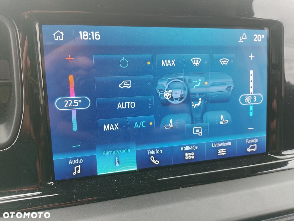 Ford Transit Turneo Courier automat L1 Salon PL Dacia Dokker Fiat Fiorino Izoterma Chłodnia Mroźnia minus 20st 220V na stoku 2Eupal - 27