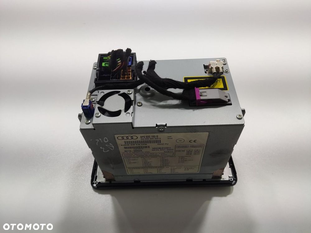 FABRYCZNA NAWIGACJA RADIO RNS-E AUDI A3 8P LIFT 2008-2013 8P0035193G - 7