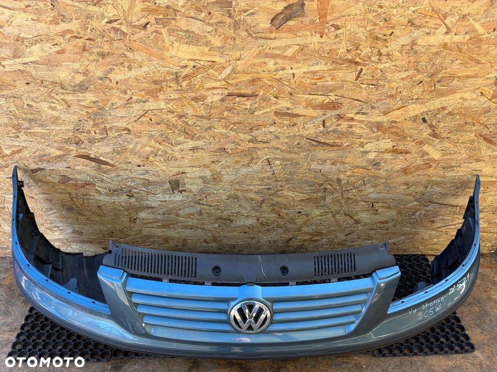 VW SHARAN MK1 LIFT 00-04 LC5W KOD LAK. ZDERZAK PRZÓD  PRZEDNI  GRILL KOMPLET - 6