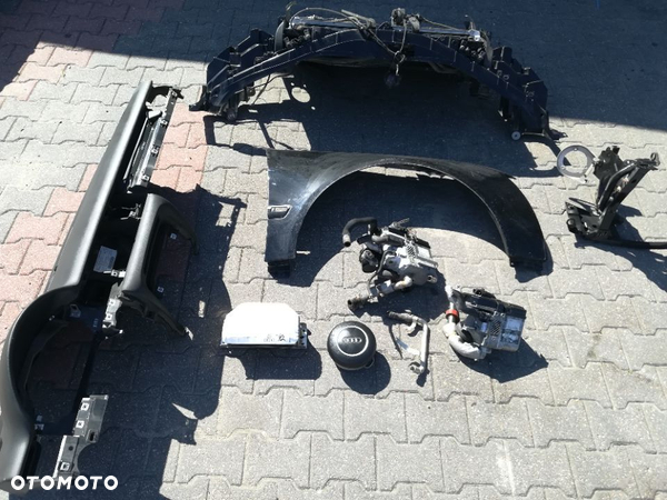 BŁOTNIK, CHŁODNICA, PAS PRZEDNI, WENTYLATOR, DESKA ROZDZIELCZA AUDI A8 B3