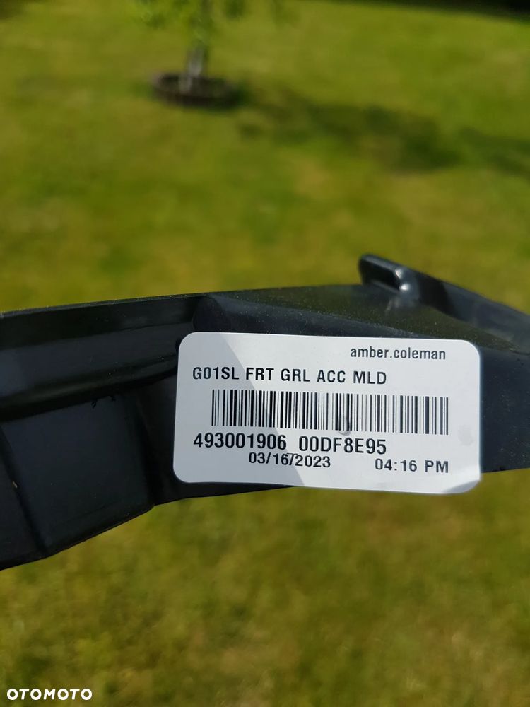 BMW X3 G01 LIFT KRATKA PRZEDNIEGO ZDERZAKA NA RADAR - 3