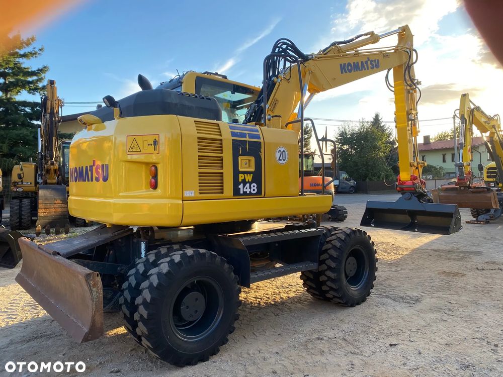Komatsu PW148 -8, 5300 MTH, 2014 ROK, KRÓTKI TYŁ, Z NIEMIEC, - 6