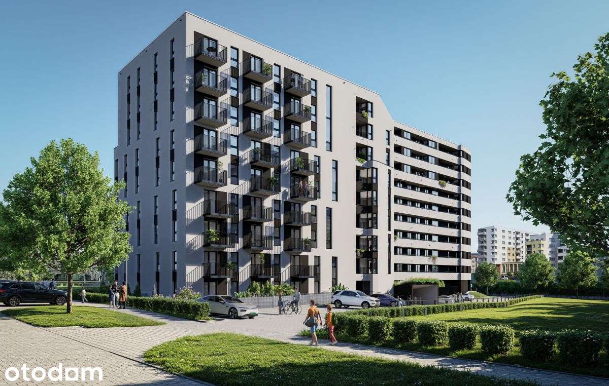 2-pokojowe mieszkanie 43m2 + balkon Bez Prowizji