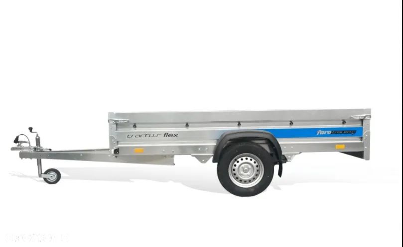 Faro Przyczepa TRACTUS 263x125 resor, uchylna, burty, MOCNA 750kg, DUŻY WYBÓR - 7