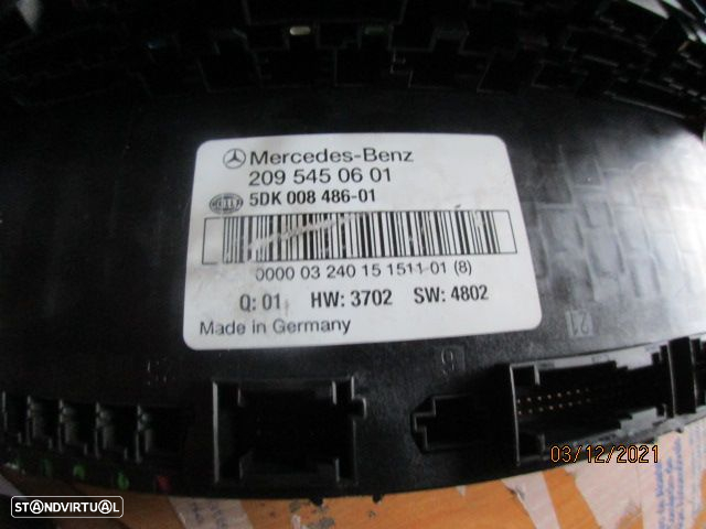 Caixa Fusiveis 2095450601 MERCEDES W209 CLK 2003 270 CDI ORIGINAL - 5