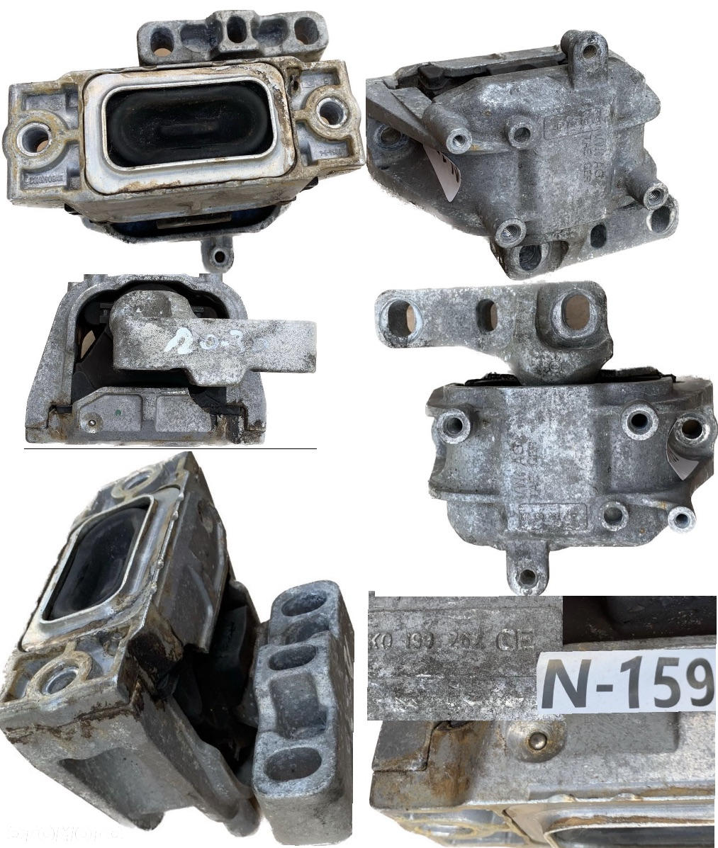 Tania wysyłka 10 zł Łapa Poduszka Skrzyni Silnika Peugeot 207 1.4 06-12r AUDI SEAT SKODA VW 03-18r BMW E81 04-13r F20 11-19r Opel ADAM Corsa D E 06-19r - 10