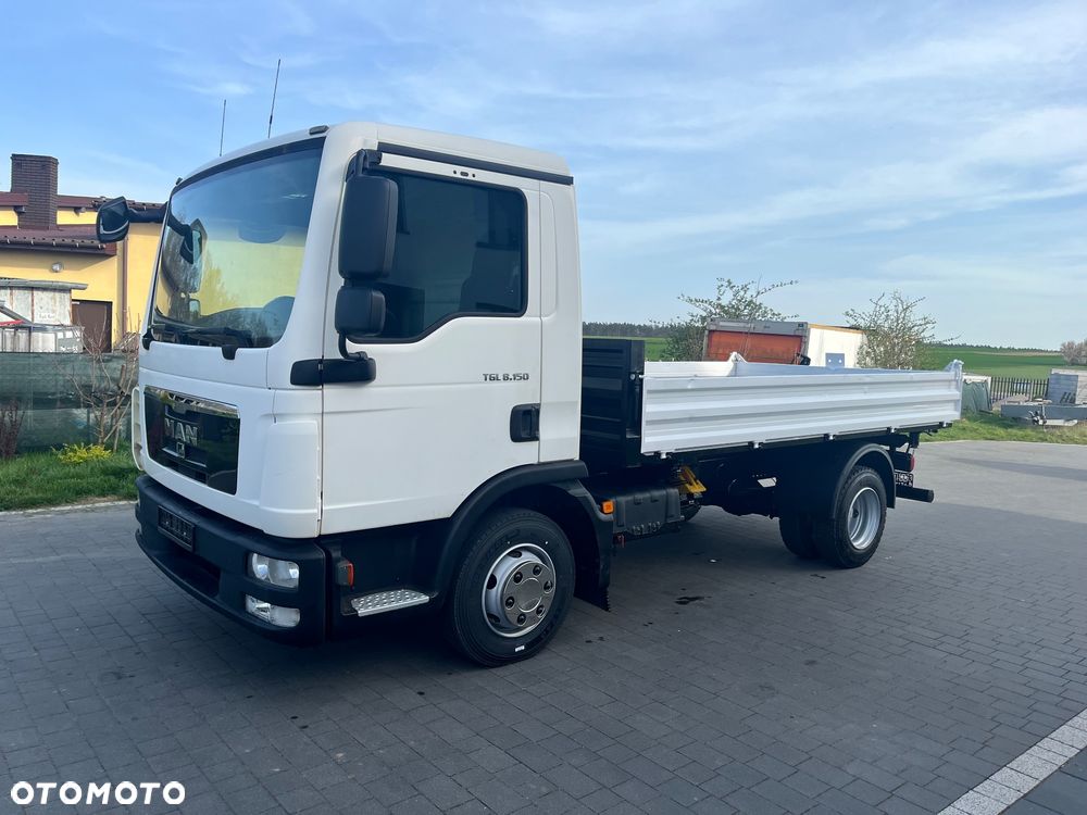 MAN TGL 8.150 / wywrotka 3 strony / z Niemiec / 6x nowe opony 100% - 2