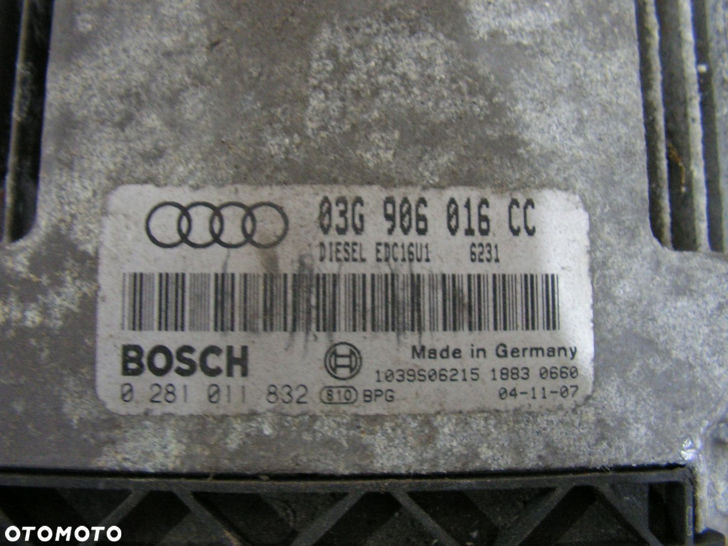 Audi VW Seat Skoda komputer sterownik 03G906016CC - 3