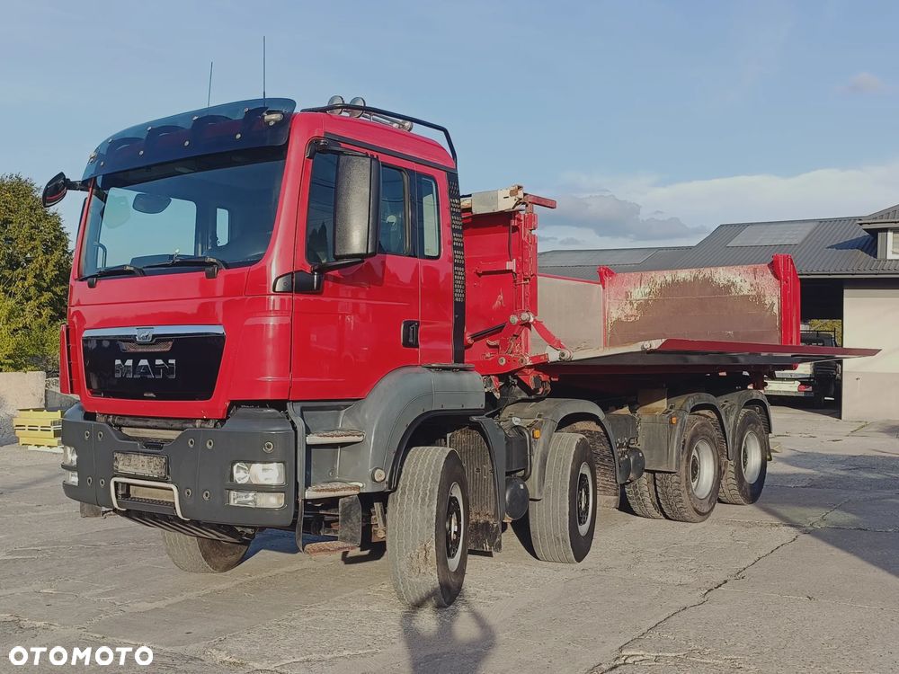 MAN TGS 35.440 8x4 E5 Schwarzmuller Kipper + Bordmatik/ Manual/ - 11