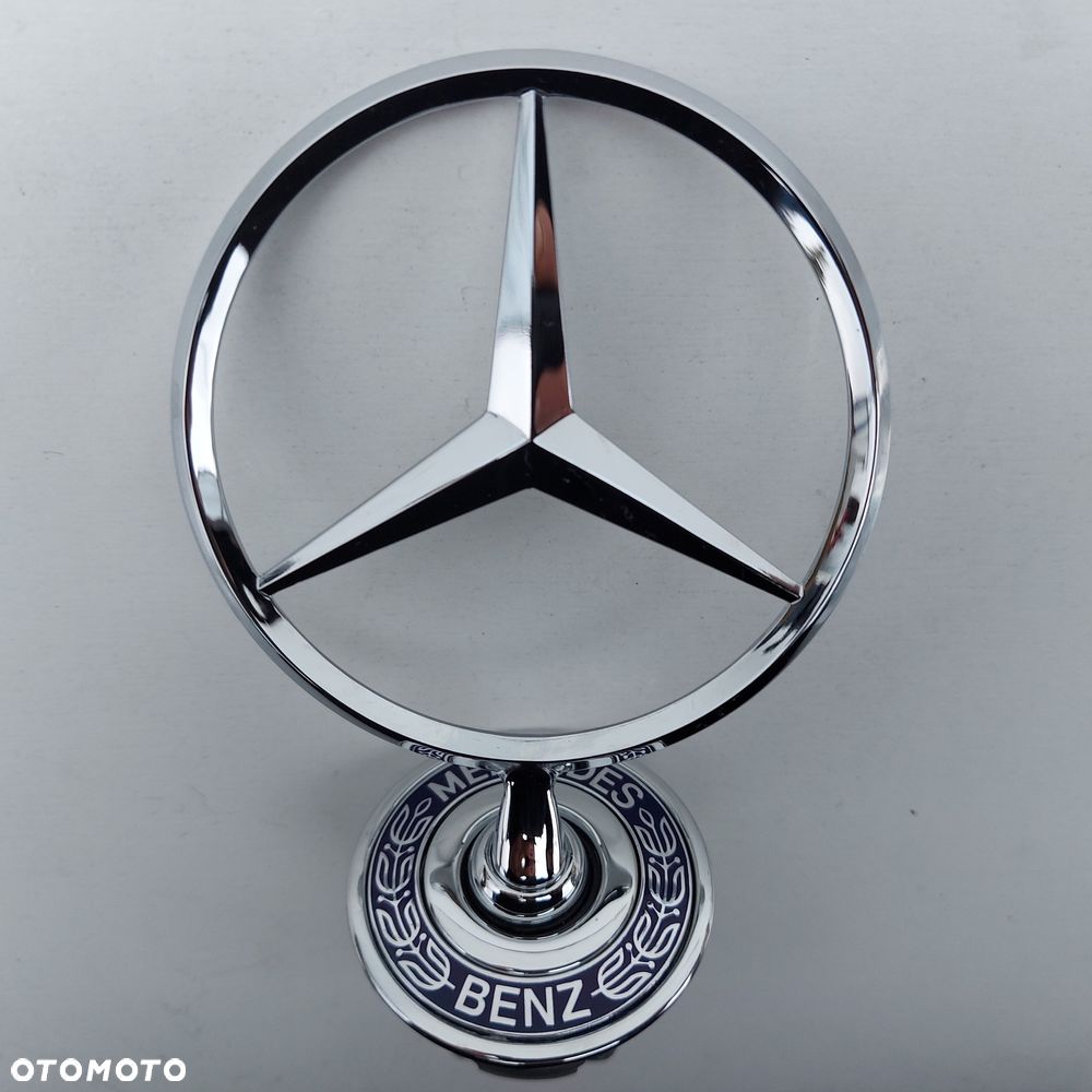 EMBLEMAT ZNACZEK GWIAZDA NA MASKE MERCEDES W124 C W202 CLK W208 E W210 W211 S W220 ORYGINAL NOWY 2108800186 - 1