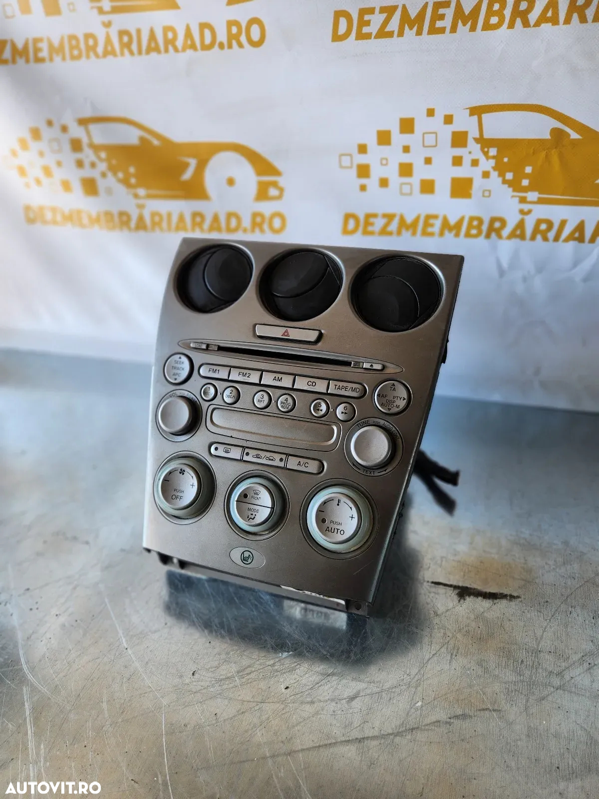 Consola Centrala Radio Cd Player Comenzi Clima Mazda 6 - 4
