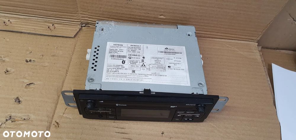 Radio radioodtwarzacz oryginał Opel Vivaro B Trafic III 281151657R 93458873 - 2