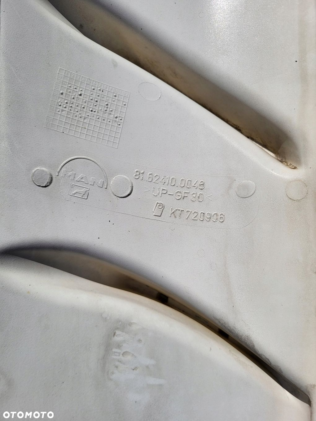 Maska Grill Atrapa Polik Podszybie MAN TGA TGL 81624100062 - 12