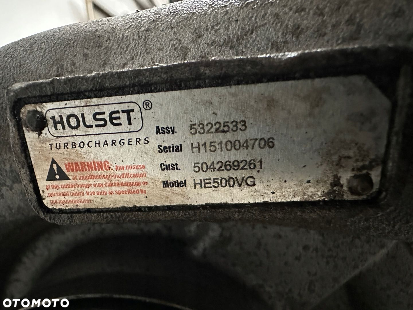 Turbina Turbosprężarka Iveco Stralis Hi-Way EEV Euro 5 Cursor 10 504269261 - 5